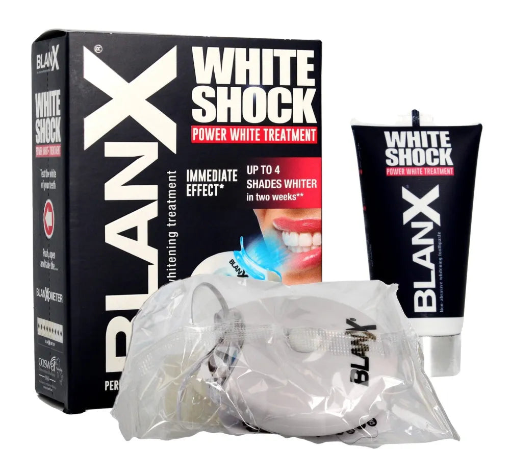 BLANX WHITE SHOCK Intensyvi sistema 50ml + led - Kosmetika