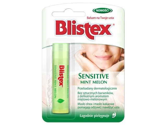 BLISTEX Caring Lip Balm Sensitive Mėtų Melonų 4.25g - Kosmetika