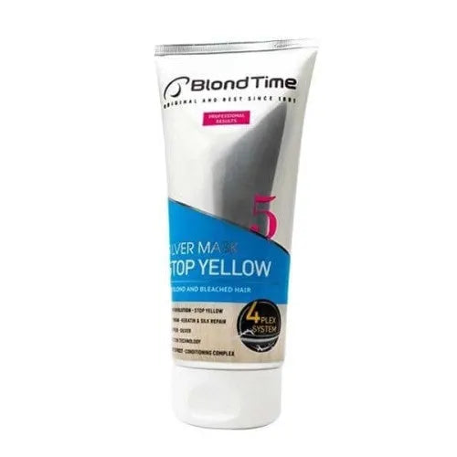 BLOND TIME 5 Silver Max Brightening Mask Against Yellowing Effect 200 ml. - Kosmetika