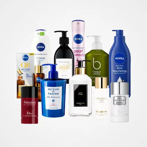 Blue pump bottle of acqua di parma fragrance