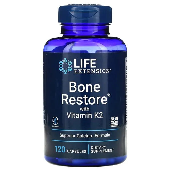 Bone Restore with Vitamin K2 - 120 caps - Life Extension - Papildai