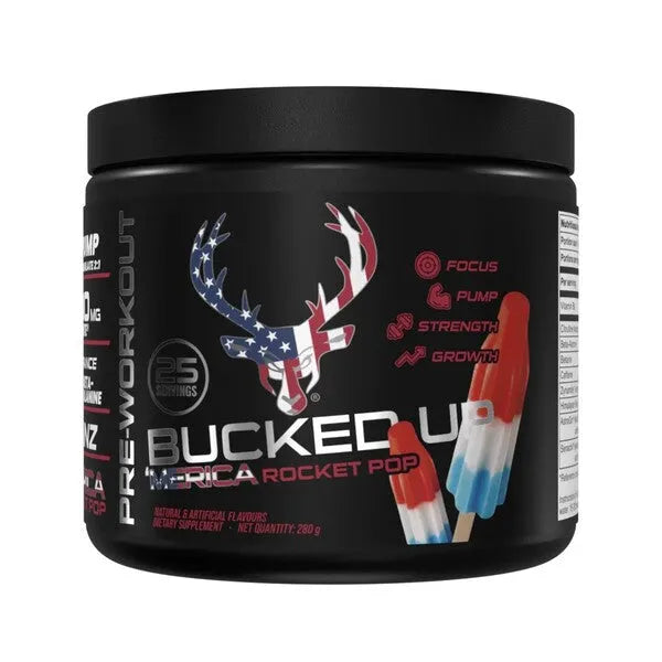 Bucked Up Pre-Workout Rocket Pop - 280g - Sporto papildai