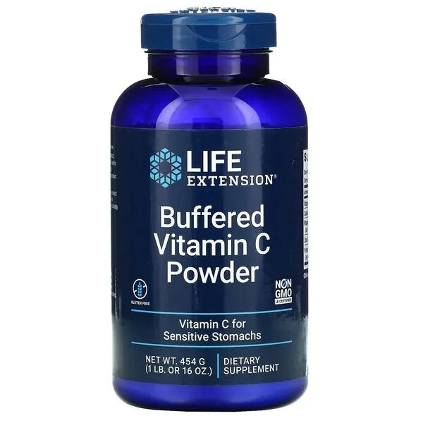 Buffered Vitamin C Powder - 454g - Life Extension - Papildai