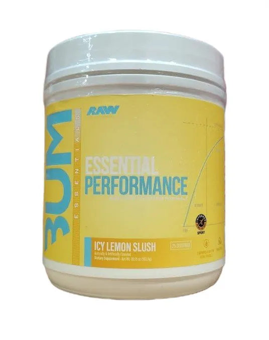 Bum Essential Performance Icy Lemon Slush - 582.5g - Raw Nutrition - Sporto papildai
