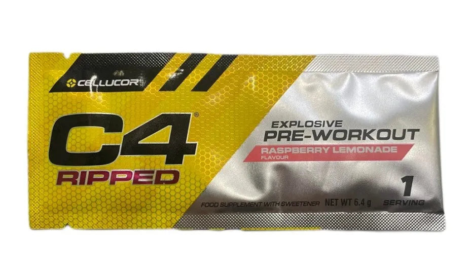 C4 Ripped Raspberry Lemonade - 6.4g (1 serving) - Cellucor - Sporto papildai