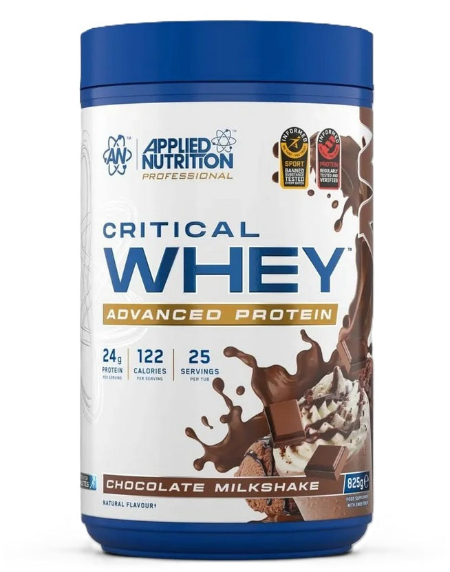 Critical Whey, Chocolate Milkshake - 825g - Applied Nutrition