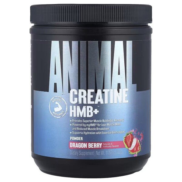 Creatine HMB+, Dragon Berry - 327g - Animal