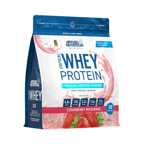 Critical Whey, Strawberry Milkshake - 900g - Applied Nutrition