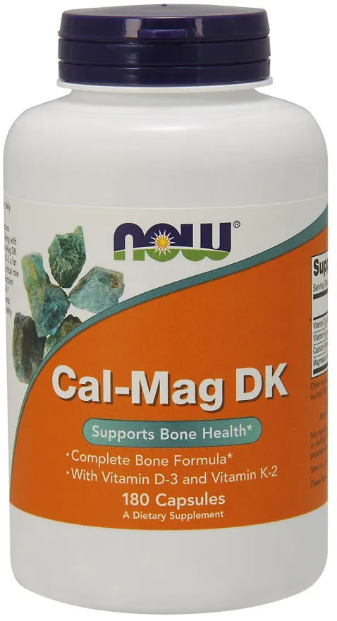 Cal-Mag DK - 180 caps - NOW Foods - Papildai