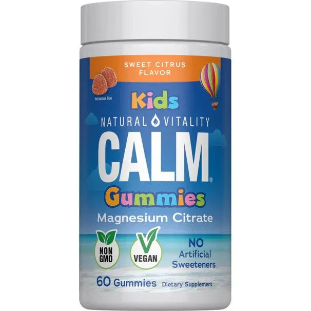 Calm Kids Gummies Sweet Citrus - 60 - Natural Vitality - Papildai