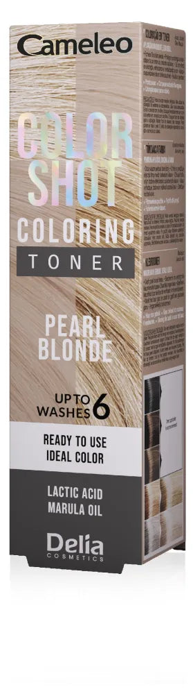 CAMELEO - COLOR SHOT TONER Perlų šviesūs d/wło tūbelė 60ml - Kosmetika
