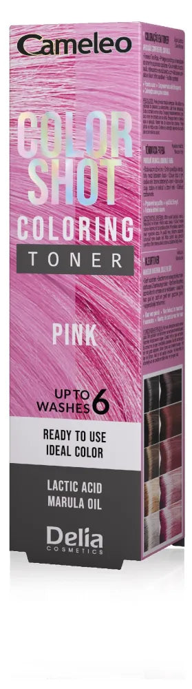 CAMELEO - COLOR SHOT TONER Rožinė d/wło tūbelė 60ml - Kosmetika