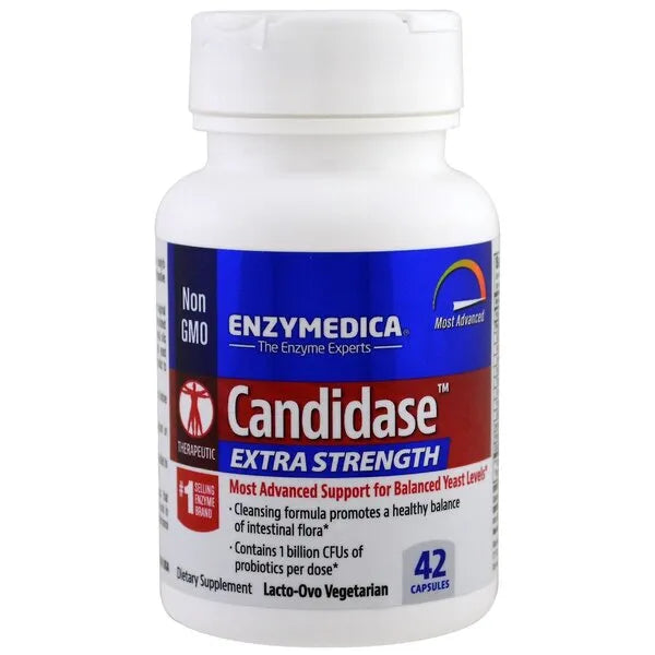 Candidase Extra Strength - 42 caps - Enzymedica - Papildai