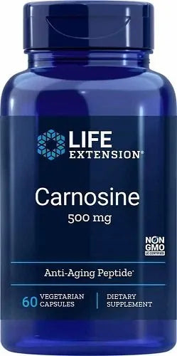 Carnosine 500mg - 60 vcaps - Life Extension - Papildai