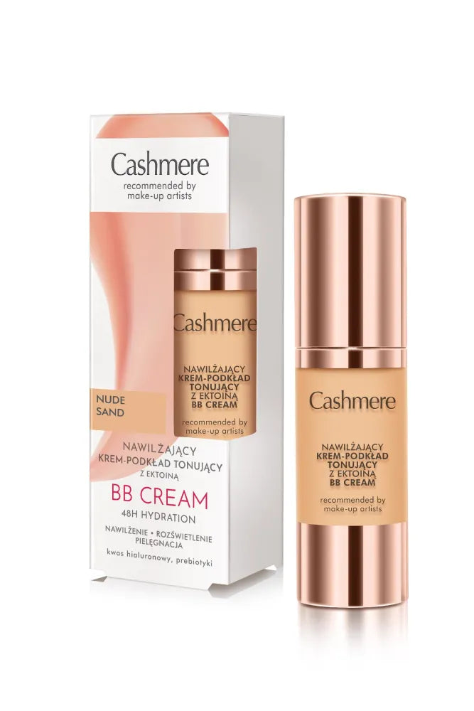 CASHMERE BB Moisturizing cream - toning foundation with ectoine Nude Sand 30 ml - Kosmetika