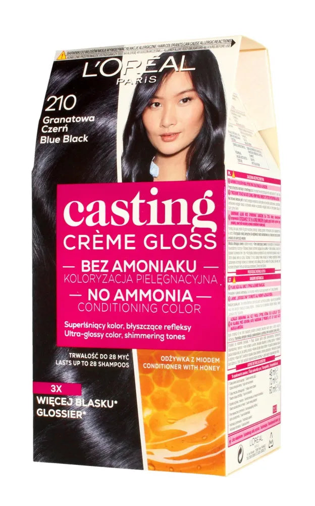 Casting Creme Gloss Dažymo kremas Nr. 210 Mėlynas juodas 1 vnt. - Kosmetika