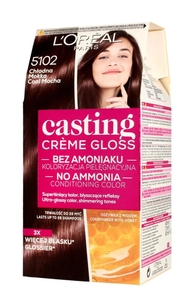 Casting Creme Gloss Dažymo kremas Nr. 5102 Šaltas moka 1 vnt. - Kosmetika