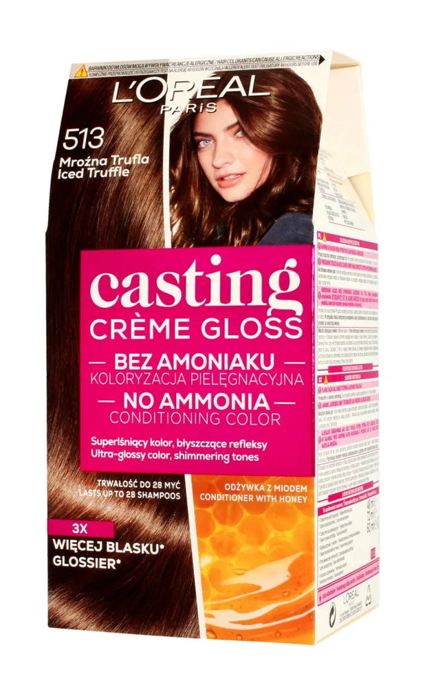 Casting Creme Gloss Dažymo kremas Nr. 513 Šalčio triufelis 1 vnt. - Kosmetika