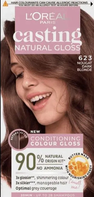 Casting Natural Gloss Coloring Cream Nr. 623 Rudas Tamsus Šviesus 1op. - Kosmetika