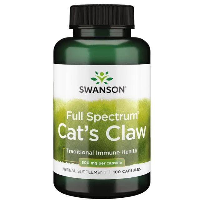 Cat’s Claw - 500 mg - N100 - Gauruotoji unkarija - Swanson - Papildai