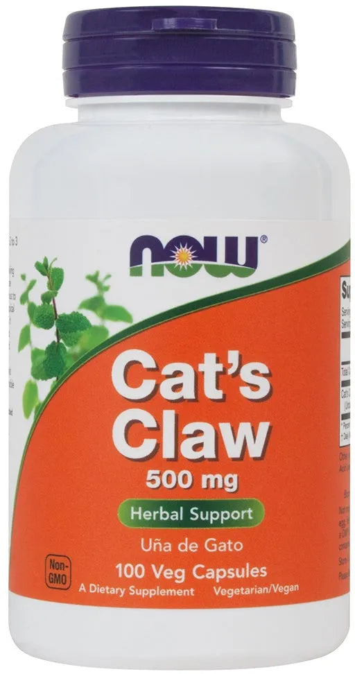 Cat’s Claw 500mg - 100 vcaps - NOW Foods - Papildai
