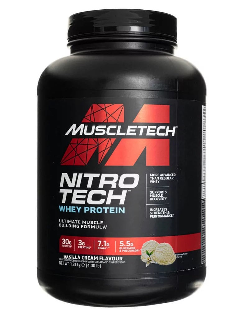 Nitro-Tech, Vanilla Cream - 1810g - MuscleTech