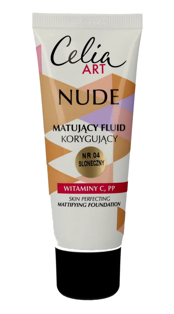 Celia Art Nude Matizuojantis Korreguojantis Skystis Nr. 04 Saulėta 30ml - Kosmetika