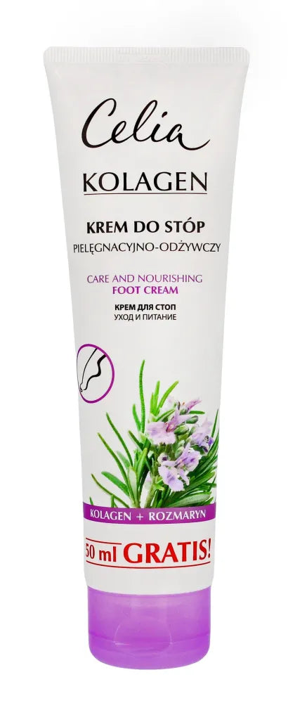 Celia Collagen Series Pėdų kremas sausai ir įtrūkusiai odai - Kosmetika
