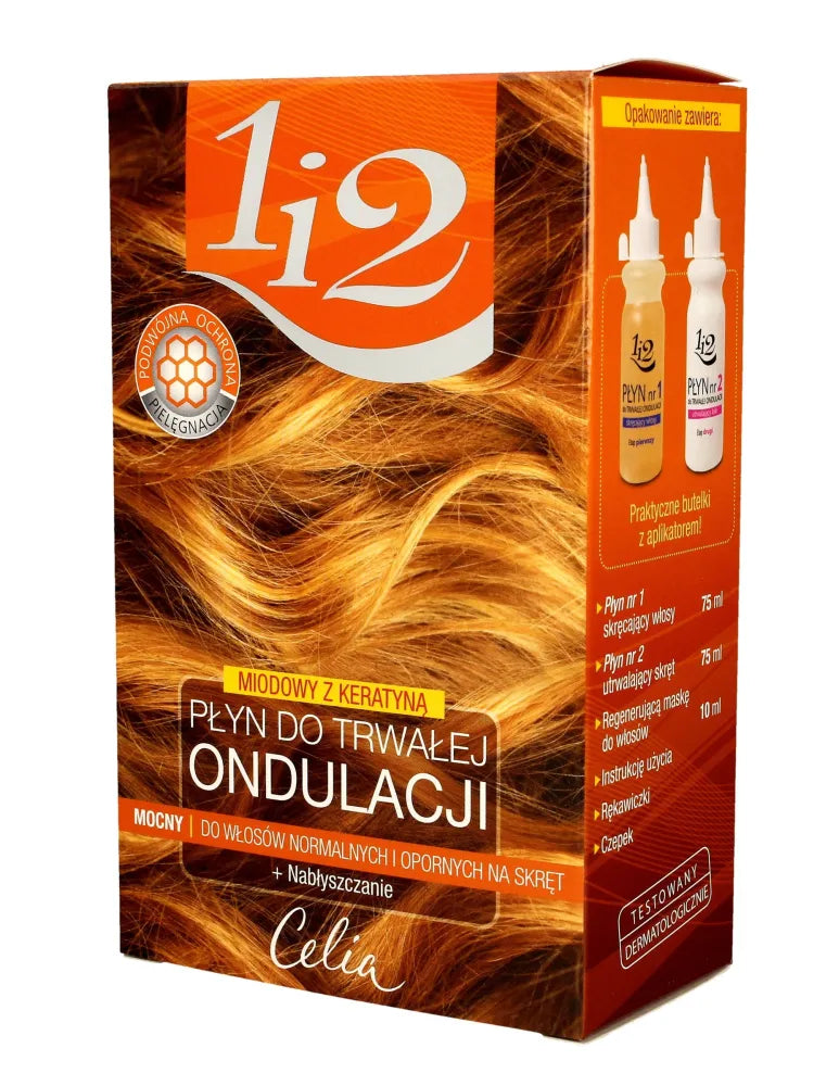 Celia For Hair 1i2 Honey perm liquid with keratin - strong 1op. - Kosmetika