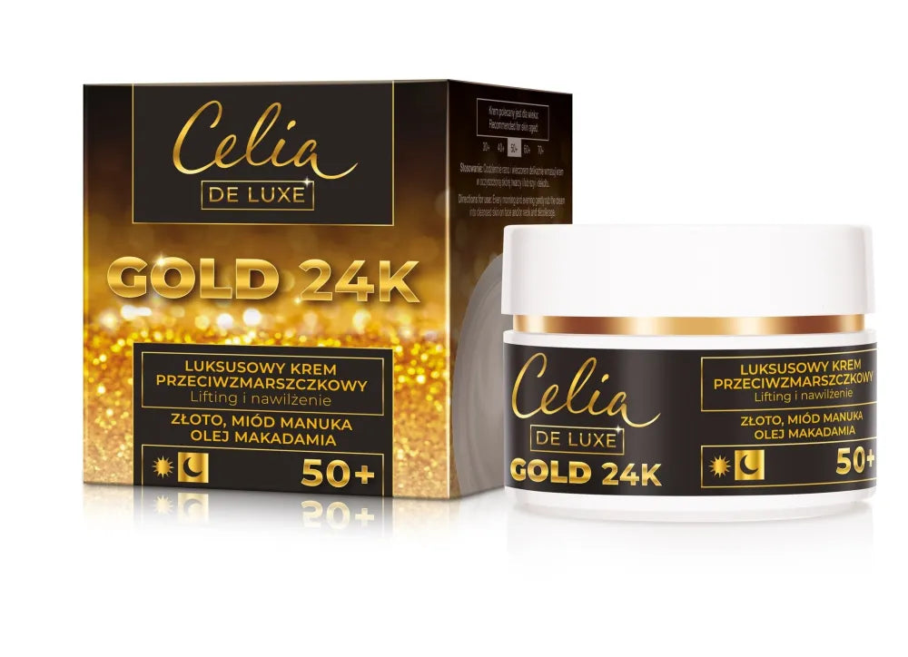 CELIA GOLD 50+ Lifting and Moisturizing Cream - Kosmetika