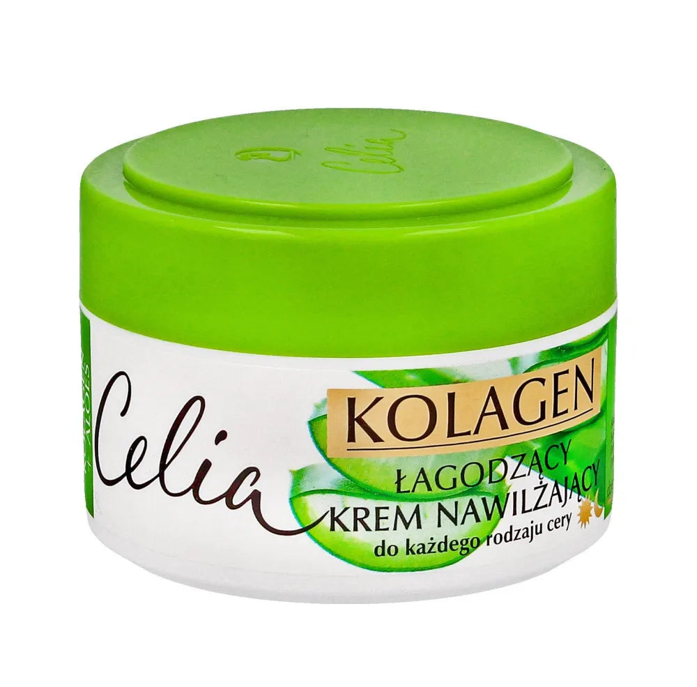 Celia Krem alavijo su kolagenu raminantis-drėkinantis 50ml - Kosmetika