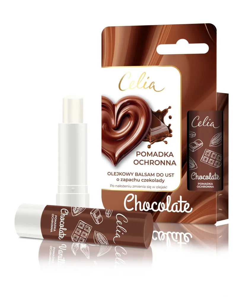 CELIA Oil Lip Balm - Chocolate 4 g - Kosmetika