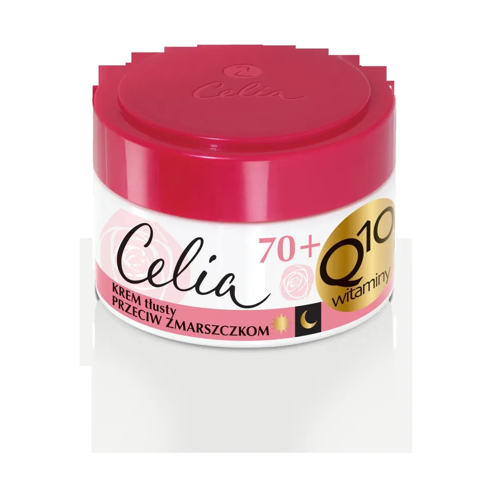Celia Q10 Vitaminai 70+ Riebus Kremas prieš raukšles dienai ir nakčiai 50ml - Kosmetika