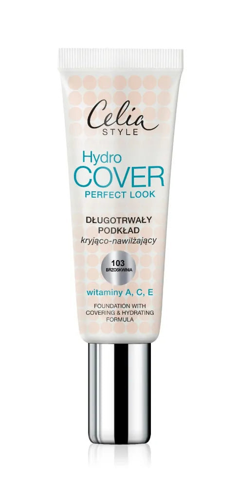 Celia Style Hydro Cover Concealing-Moisturizing Foundation Nr. 103 Persikas 30ml - Kosmetika