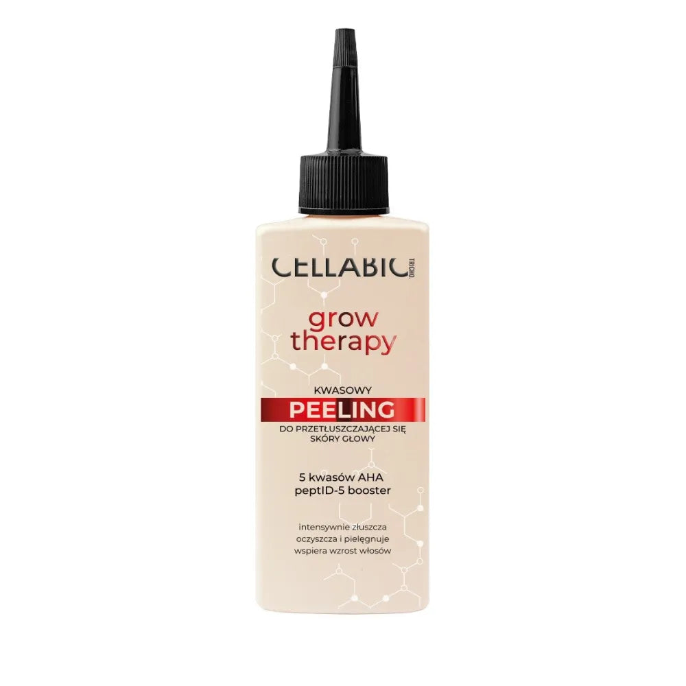 CELLABIC TRICHO Grow Therapy Rūgštinis šveitimas riebiems plaukams 150 ml - Kosmetika