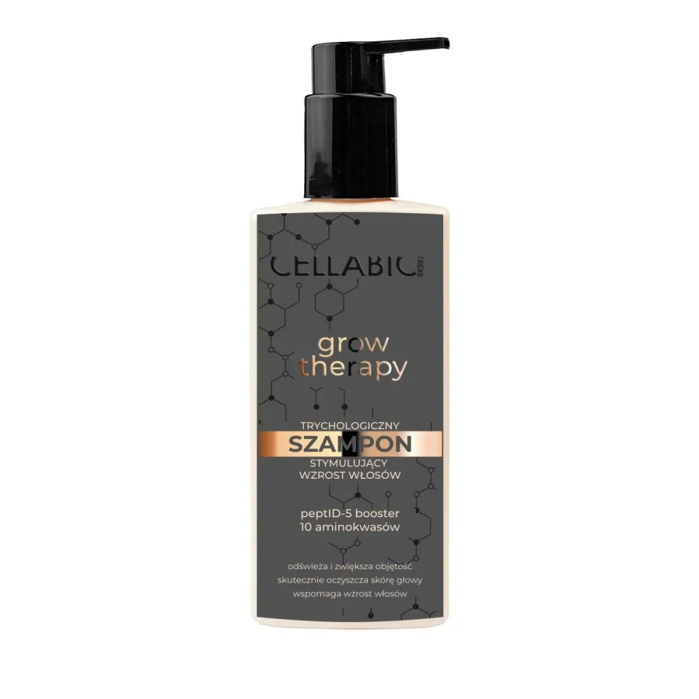 CELLABIC TRICHO Grow Therapy vyrų trichologinis šampūnas skatinantis plaukų augimą vyrams 300 ml - Kosmetika