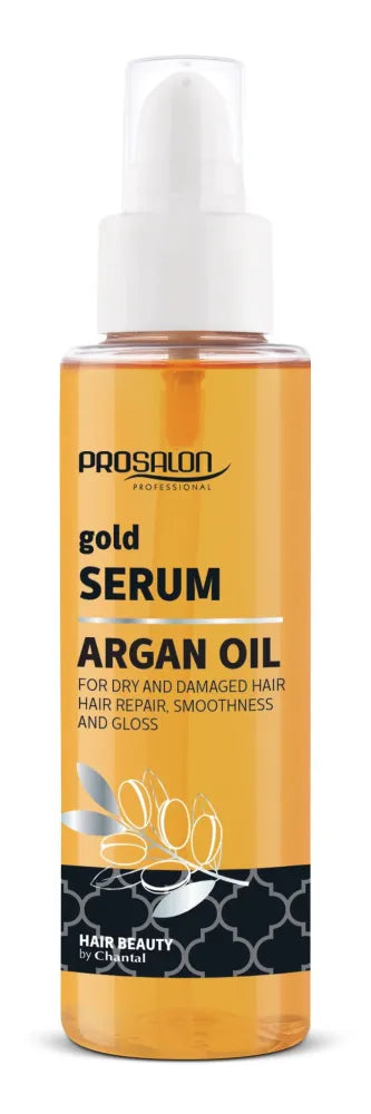 CHANTAL ProSalon Argan Oil Golden Serum su argano aliejumi sausiems ir pažeistiems plaukams 100ml - Kosmetika
