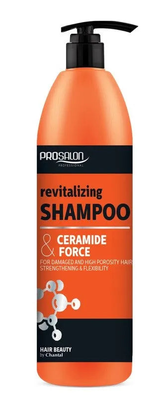 CHANTAL ProSalon Ceramide Force atstatantis šampūnas pažeistiems aukštos poringumo plaukams 1000g - Kosmetika