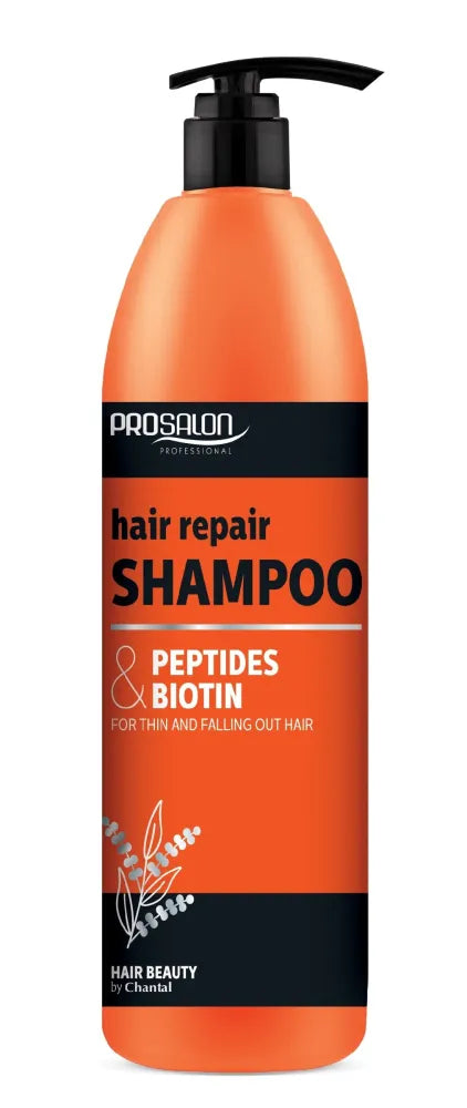 CHANTAL ProSalon Peptidai ir Biotinas Plaukų Atstatymo Šampūnas 1000ml - Kosmetika