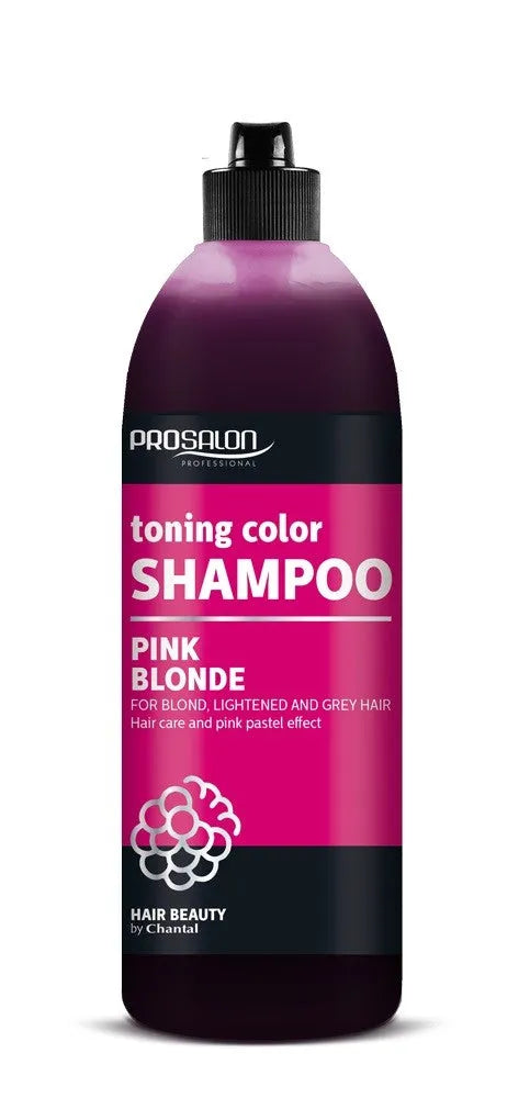CHANTAL ProSalon Rožinė Blondinė Toning Šampūnas blondiniams šviesintiems ir pilkiems plaukams 500g - Kosmetika