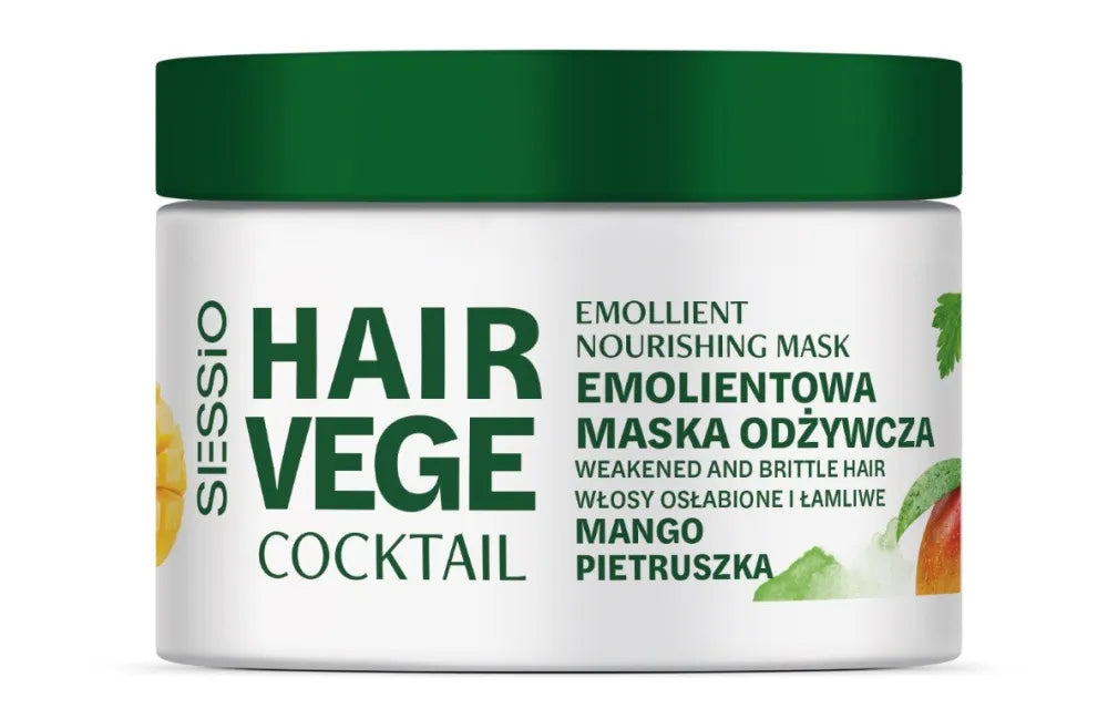 CHANTAL Sessio Hair Daržovių Emolientų Kaukė - Mangas ir Petražolės 250 ml - Kosmetika