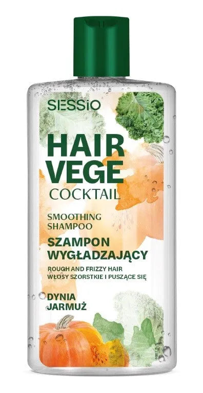 CHANTAL Sessio Hair Vege Cocktail Smoothing Shampoo - Moliūgų ir kopūstų 300 ml - Kosmetika