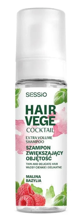 CHANTAL Sessio Hair Vege Foam Shampoo for Volume - Aviečių ir Bazilikų 175g - Kosmetika