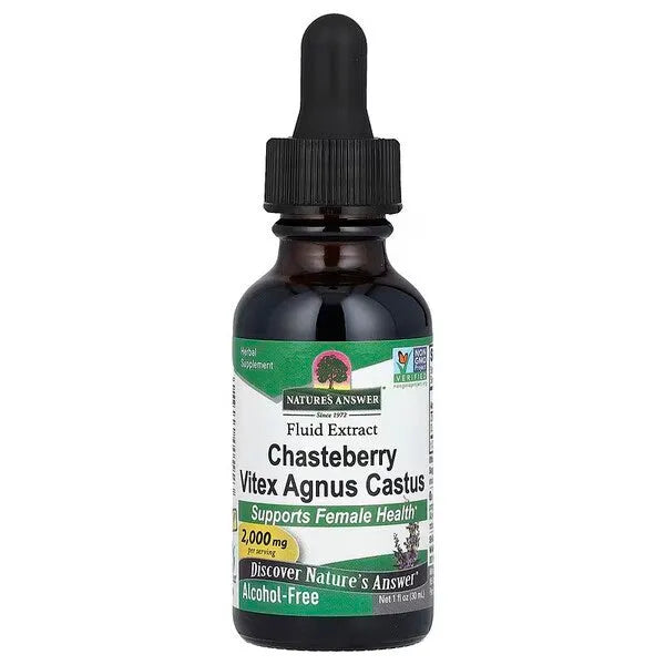 Chasteberry Vitex Agnus Castus 2000mg - 30 ml - Nature’s Answer - Papildai
