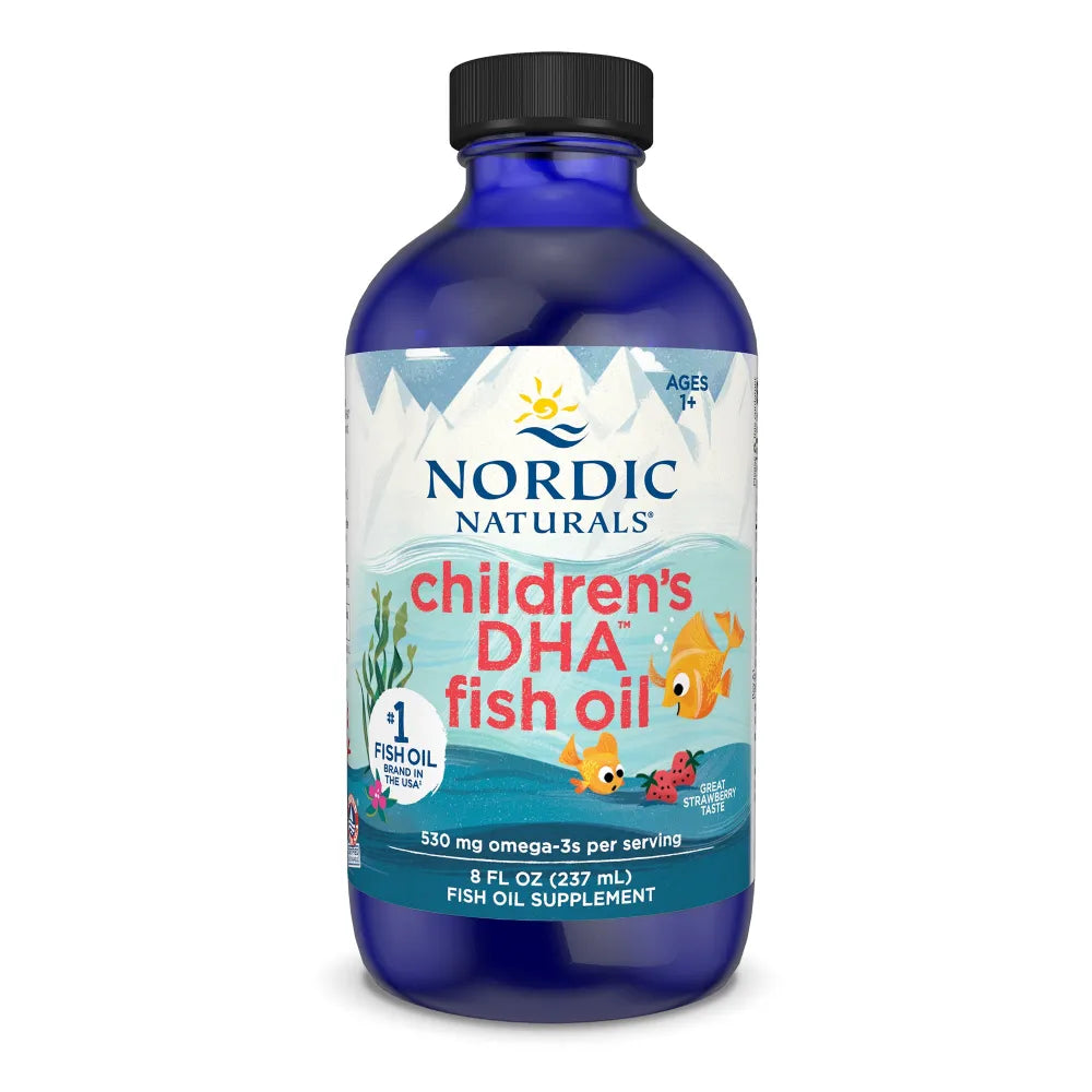Children’s DHA 530mg Omega-3 Strawberry - 237 ml - Nordic Naturals - Papildai