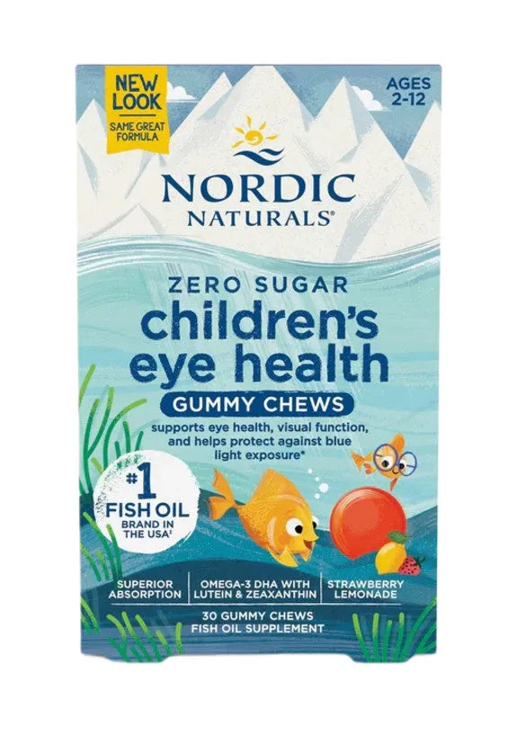 Children’s Eye Health Strawberry Lemonade - 30 gummies - Nordic Naturals - Papildai