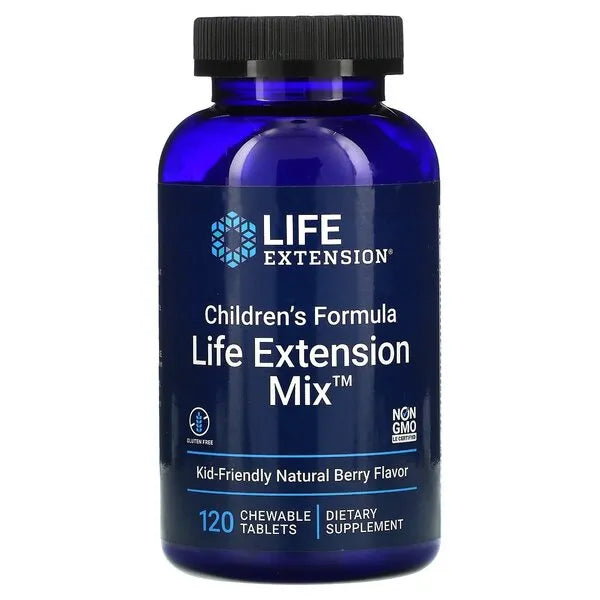 Children’s Formula Life Extension Mix Natural Berry - 120 chewable tabs - Papildai