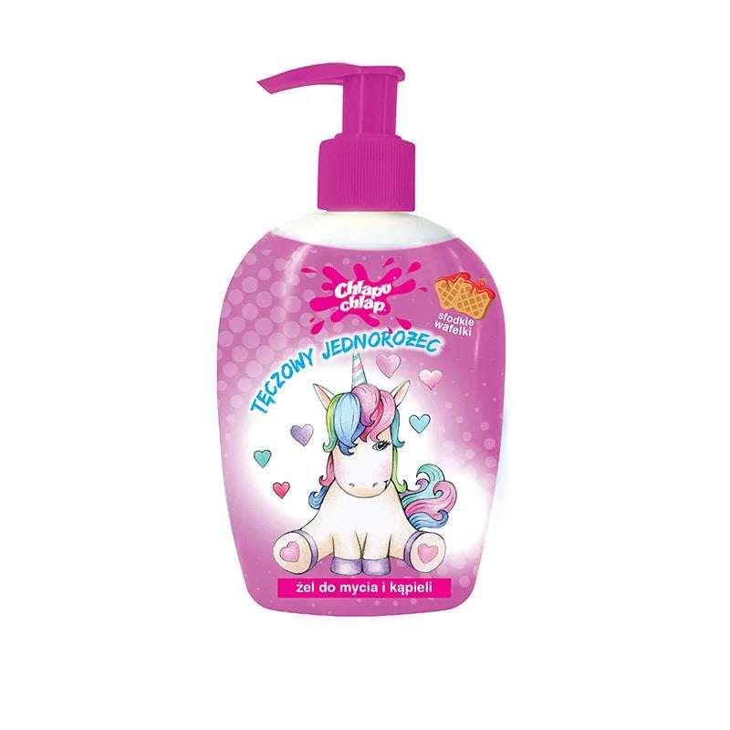 CHLAPU CHLAP BOY BATH GEL RAINBOW UNICORNS saldūs vafliai - Kosmetika