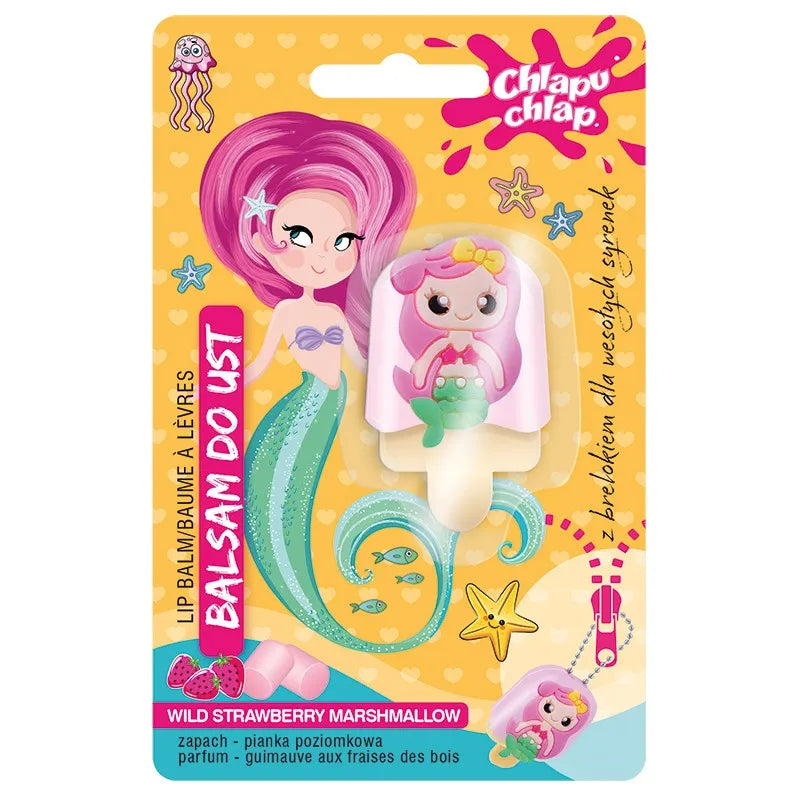 CHLAPU CHLAP Lip Gloss Mermaid - braškių putos 1 vnt. - Kosmetika
