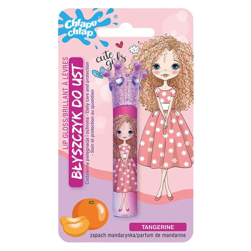 CHLAPU CHLAP Lūpų blizgesys su karūna Mandarin 1.8 ml - Kosmetika